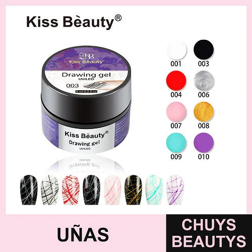 Gel de Dibujo Spider Kiss Bèauty para Nail Art UV/LED 6ml - Chuys Beautys | Chuys Beautys