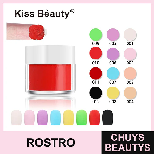 Kiss Bèauty Polvo Acrílico para Uñas Colección Vibrante QS-2221 - Chuys Beautys | Chuys Beautys