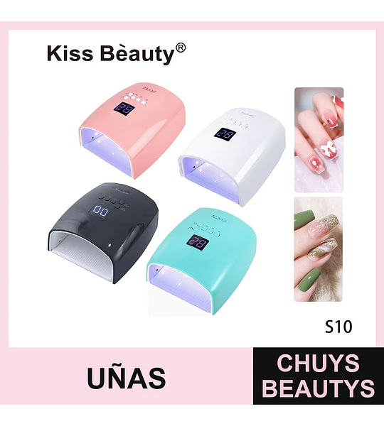 Lámpara UV LED para Uñas Kiss Bèauty S10 con Temporizador Digital
