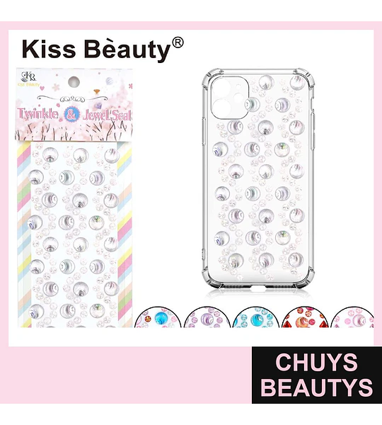 Adhesivos de Joyas Decorativas Twinkle & Jewel Seal Kiss Bèauty
