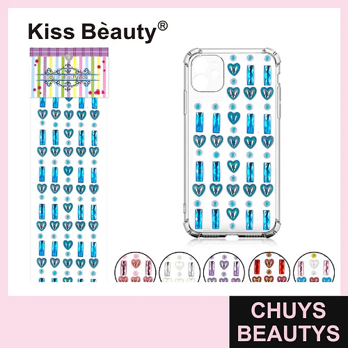 Adhesivos de Cristales Autoadhesivos en Formas Variadas Kiss Bèauty - Chuys Beautys | Chuys Beautys