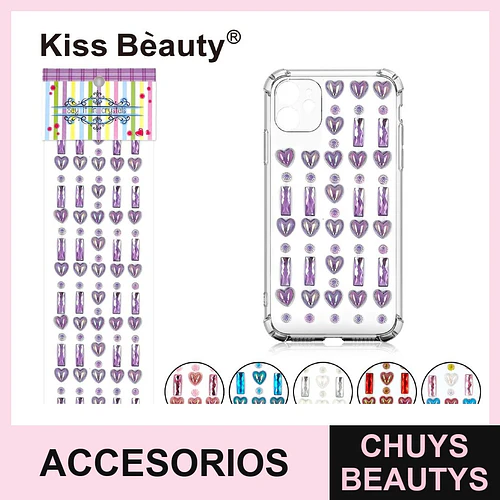 Adhesivos de Cristales Decorativos para Accesorios Kiss Bèauty - Chuys Beautys | Chuys Beautys