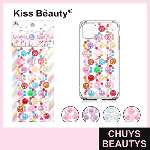 Adhesivos de Joyas Decorativas Multicolores Kiss Bèauty para Personalización - Chuys Beautys | Chuys Beautys