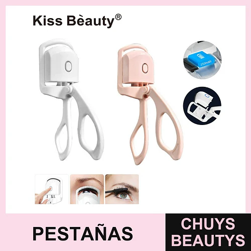 Rizador de Pestañas Eléctrico Térmico Recargable Kiss Bèauty WD-888 - Chuys Beautys | Chuys Beautys