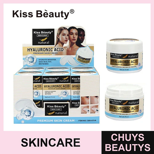Crema Facial Premium Hidratante con Ácido Hialurónico Kiss Bèauty - Chuys Beautys | Chuys Beautys