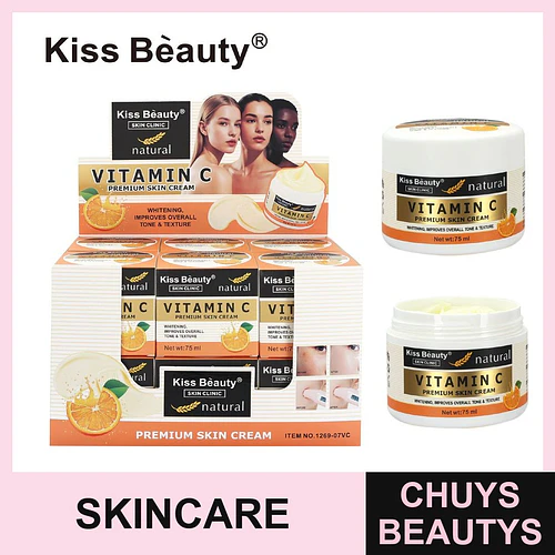 Crema Facial Premium con Vitamina C Kiss Beauty Skin Clinic - Chuys Beautys | Chuys Beautys