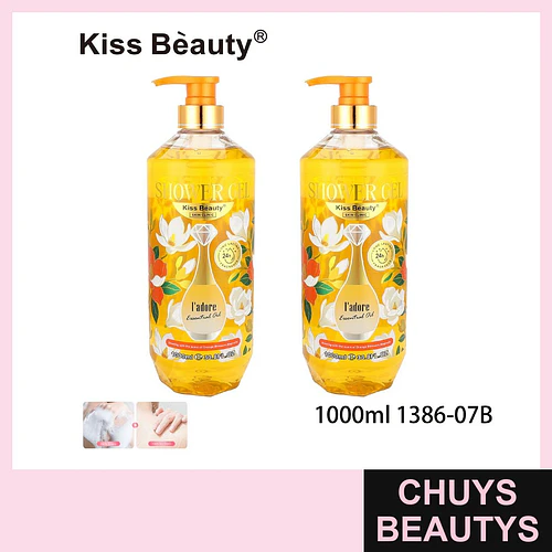 Gel de Ducha con Aceite Esencial L'adore Kiss Beauty Skin Clinic - Chuys Beautys | Chuys Beautys
