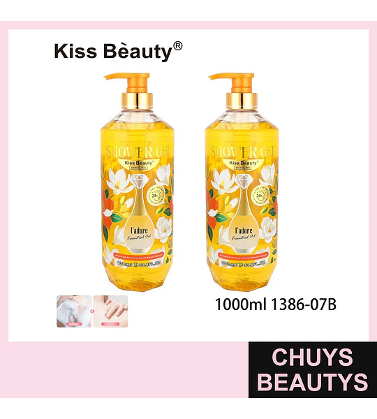 Gel de Ducha con Aceite Esencial L'adore Kiss Beauty Skin Clinic