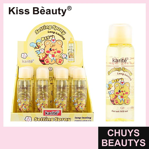 Spray Fijador de Maquillaje Karité Long-Lasting Kiss Bèauty - Chuys Beautys | Chuys Beautys