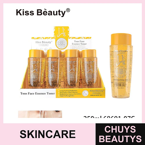 Tónico Facial Esencia Hidratante Kiss Beauty Skin Clinic 250ml - Chuys Beautys | Chuys Beautys