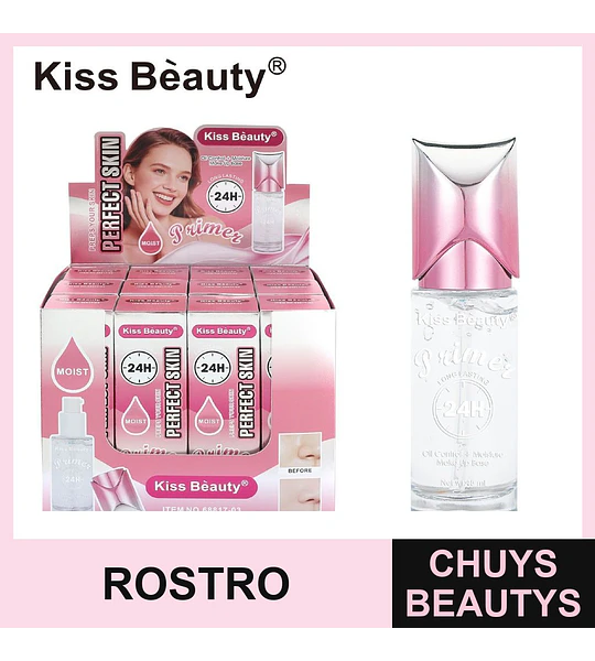 Base de Maquillaje Primer Control Aceite Hidratante 24H Kiss Bèauty