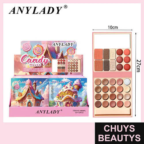 Paleta de Maquillaje Multifuncional Candy House ANYLADY - Chuys Beautys | Chuys Beautys