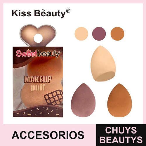 Esponja de Maquillaje en Forma de Gota Sweetbeauty Kiss Bèauty - Chuys Beautys | Chuys Beautys