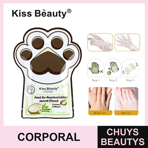 Mascarilla de Manos Kiss Beauty Replenishing con Coco y Colágeno - Chuys Beautys | Chuys Beautys