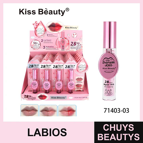 Serum labial reparador e hidratante Kiss Beauty The Serum Oil+ - Chuys Beautys | Chuys Beautys