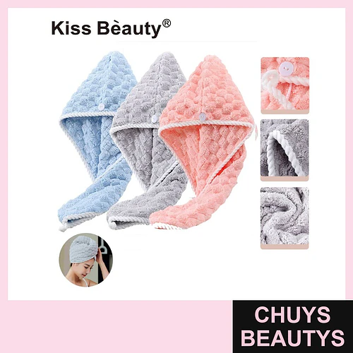 Toalla secado rápido de microfibra ultra absorbente Kiss Bèauty - Chuys Beautys | Chuys Beautys