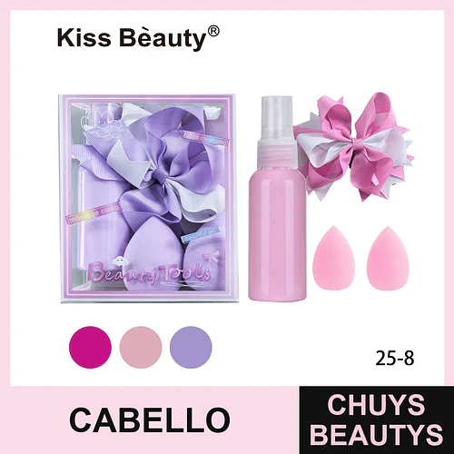 Set de Herramientas y Accesorios de Belleza Kiss Bèauty para Cuidado Facial y Capilar - Chuys Beautys | Chuys Beautys