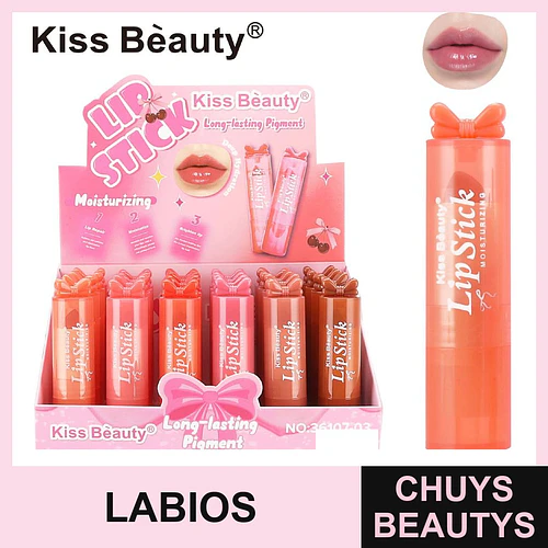 Kiss Beauty labial hidratante de larga duración con pigmento intenso - Chuys Beautys | Chuys Beautys