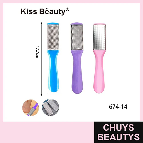 Lima removedora de callos y piel muerta Kiss Bèauty® para pedicura - Chuys Beautys | Chuys Beautys