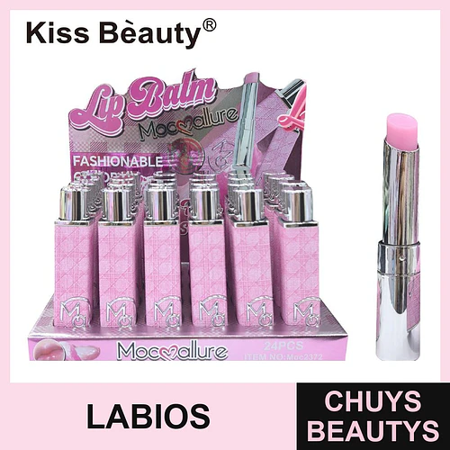 Bálsamo Labial Hidratante Rosa Kiss Bèauty Mocvallure - Chuys Beautys | Chuys Beautys