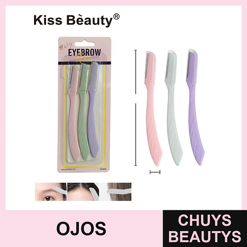Perfilador de Cejas y Vello Facial Suave Kiss Bèauty Colores Surtidos - Chuys Beautys | Chuys Beautys