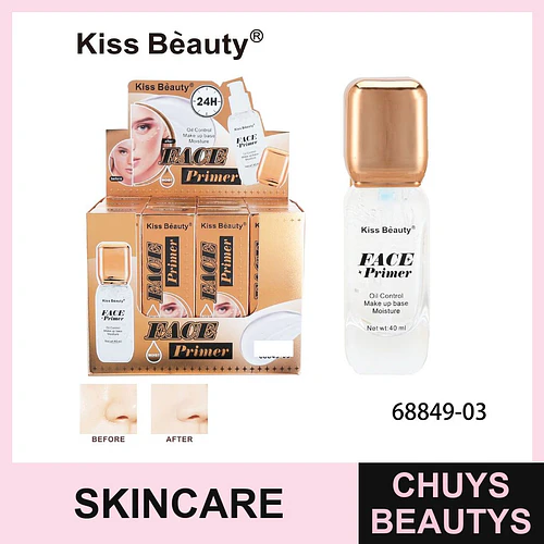 Primer facial Kiss Beauty control de grasa e hidratación 24H - Chuys Beautys | Chuys Beautys
