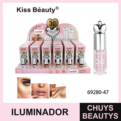 Iluminador Líquido Karité SPF 30 PA++ con Acabado Perlado - Chuys Beautys | Chuys Beautys