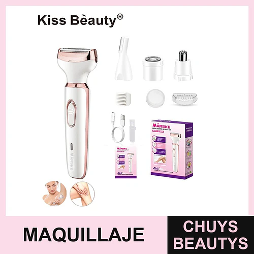Kit de depilación femenino 4 en 1 MÅRSKE con cabezales intercambiables - Chuys Beautys | Chuys Beautys