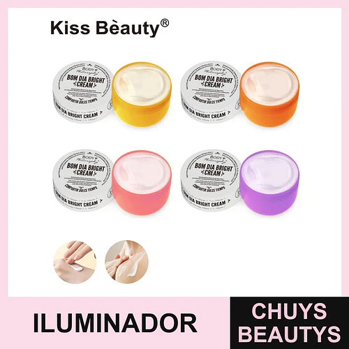 Crema Corporal Iluminadora Kiss Beauty Bom Dia Bright - Chuys Beautys | Chuys Beautys