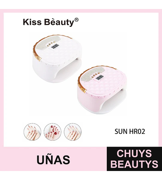 Lámpara de Uñas Profesional UV/LED Kiss Bèauty para Secado Rápido de Gel
