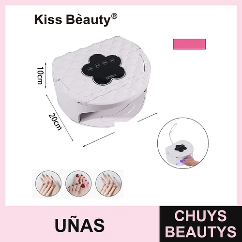 Lámpara UV/LED profesional para uñas Kiss Bèauty con diseño acolchado - Chuys Beautys | Chuys Beautys