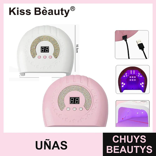 Lámpara LED UV para Uñas Kiss Bèauty con Temporizador Digital - Chuys Beautys | Chuys Beautys