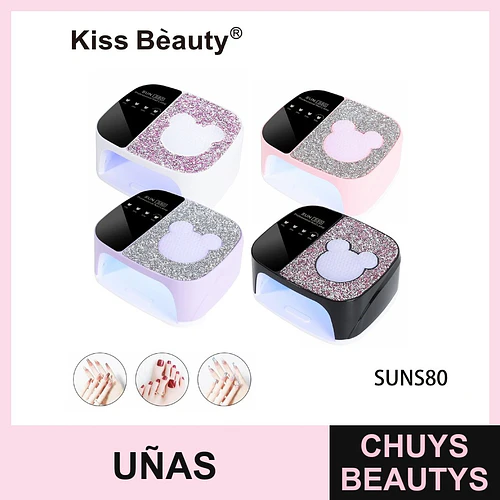 Lámpara Profesional UV/LED para Uñas Kiss Bèauty SUN S80 Glitter - Chuys Beautys | Chuys Beautys