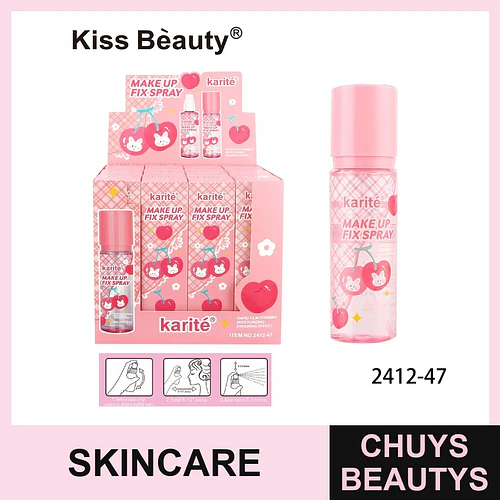 Spray Fijador de Maquillaje Hidratante Karité con Efecto Duradero - Chuys Beautys | Chuys Beautys