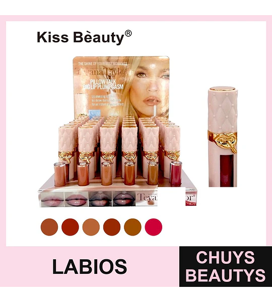 Kiss Beauty Teyana Taylor Gloss Labial Voluminizador Efecto Plumping