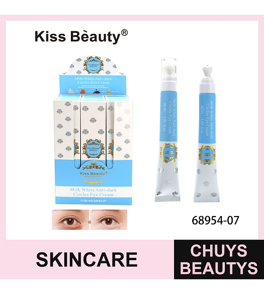 Crema de Ojos Milk White Anti-Ojeras Kiss Bèauty 30ml