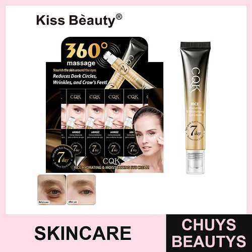 Crema de Ojos Hidratante y Anti-líneas CQK con Extracto de Arroz - Chuys Beautys | Chuys Beautys