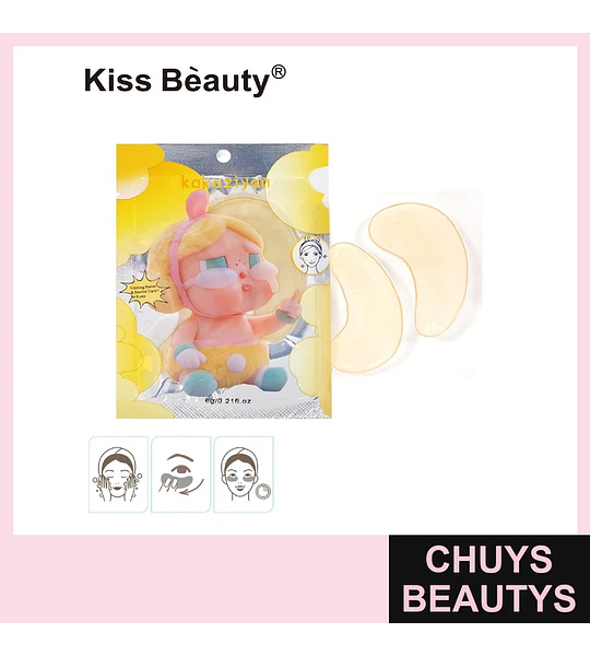 Parches para Ojos Refrescantes y Suaves Kiss Bèauty