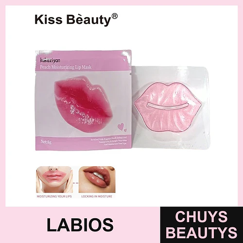 Mascarilla Labial Hidratante de Durazno Kiss Beauty - Chuys Beautys | Chuys Beautys