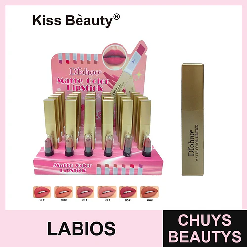 Labial Matte Color Diohoo de Larga Duración para Maquillaje de Labios - Chuys Beautys | Chuys Beautys