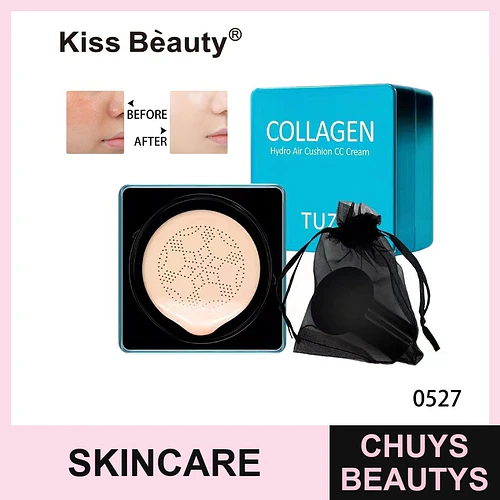 CC Cream con Colágeno Hydro Air Cushion Kiss Bèauty - Chuys Beautys | Chuys Beautys