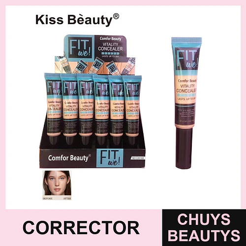 Corrector de Vitalidad Kiss Beauty FIT we! Larga Duración 36H - Chuys Beautys | Chuys Beautys