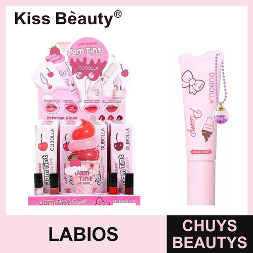 Brillo Labial Hidratante Kiss Beauty Olibolla Jam Tint Plump - Chuys Beautys | Chuys Beautys