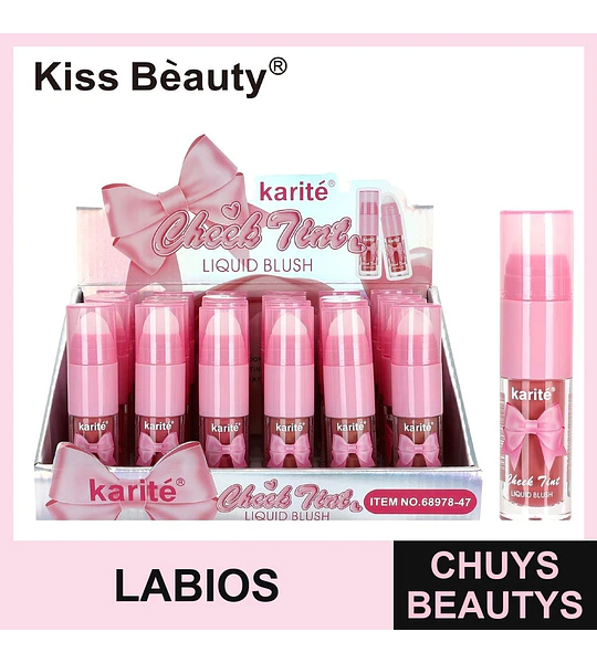 Tinte Líquido para Mejillas Karité Cheek Tint con Acabado Natural