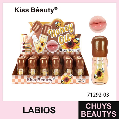 Aceite Labial Hidratante y Reparador Honey Oil Kiss Bèauty - Chuys Beautys | Chuys Beautys