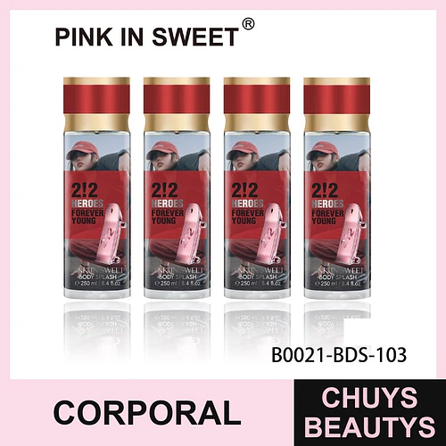 Body Splash Pink In Sweet Heroes Forever Young 250ml - Chuys Beautys | Chuys Beautys