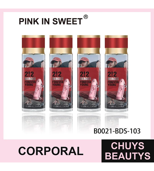 Body Splash Pink In Sweet Heroes Forever Young 250ml