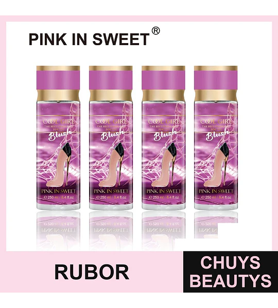 Fragancia Corporal Pink In Sweet Cool Girl Blush 250ml