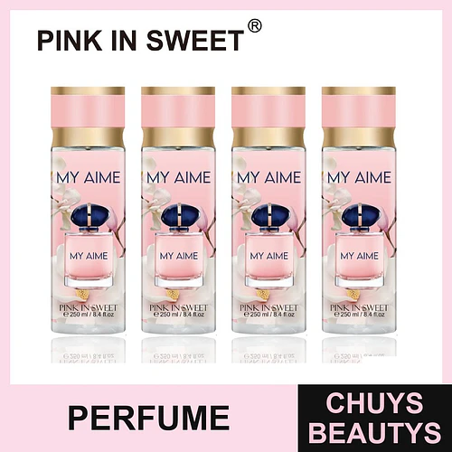 Body Spray My Aime Pink In Sweet con fragancia floral 250ml - Chuys Beautys | Chuys Beautys