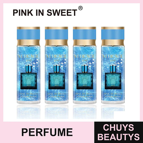Fragancia Corporal Refrescante Pink In Sweet Aroma Masculino Tipo Eros 250ml - Chuys Beautys | Chuys Beautys